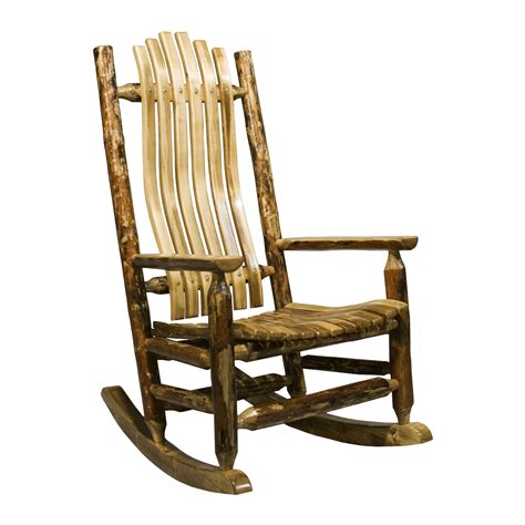 This country rocking chair with cushion s featured in the house of the day in the wall street journal. Montana Woodworks® Glacier Country Rocking Chair & Reviews ...