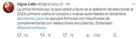 Dina Boluarte EN VIVO Gobierno Busca Adelanto De Elecciones Este 2023