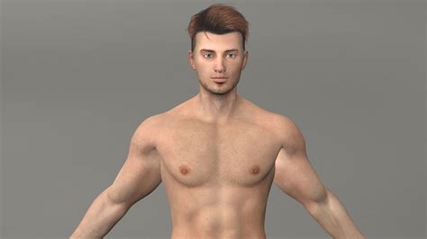 3d Rigged Character Realistic Man Turbosquid 1349332
