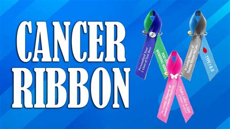 Cancer Ribbon Cancer Ribbons Personalized Youtube