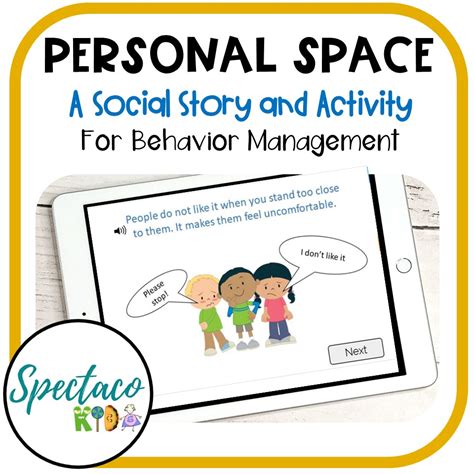 Sel Personal Space Social Story And Activity For Behavior Management
