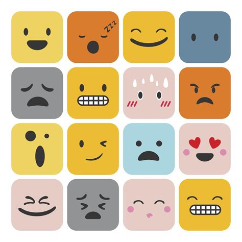 Set Of Emoji Feeling Expression Download Free Vectors Clipart Graphics And Vector Art