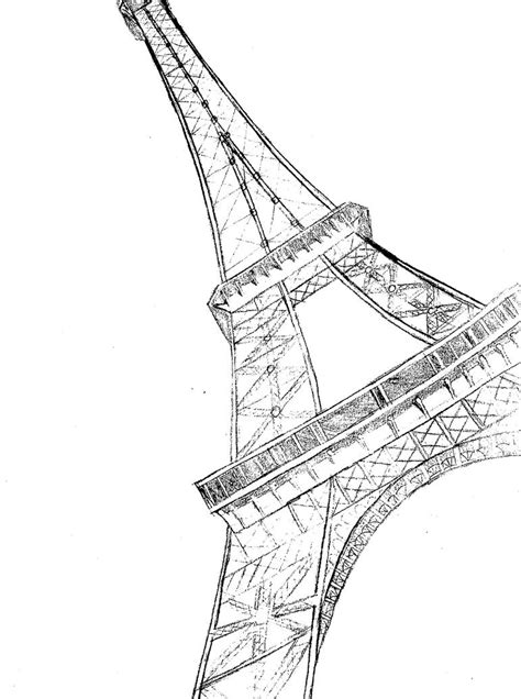 Eiffel Tower Sketch By Potterfisk0177 On Deviantart