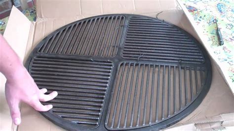 Cast Iron Grate Upgrade For The Weber Kettle YouTube