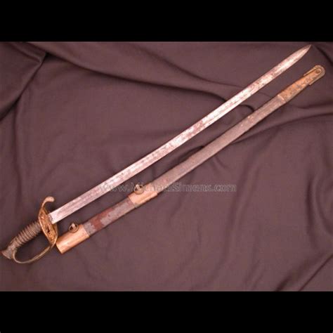 Identified Confederate James Conning Foot Officers Sword