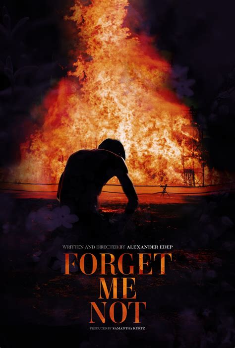 Forget Me Not Extra Large Movie Poster Image Internet Movie Poster