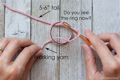 How To Crochet The Magic Ring Magic Circle Tutorial With Pictures