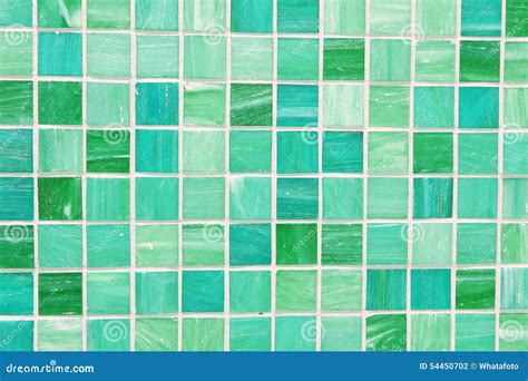 Mosaic Tiles In Green Turquoise Blue Stock Photo Image Of Building