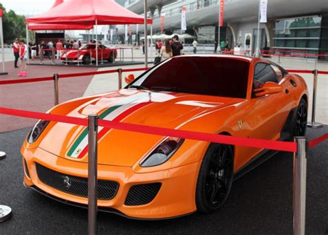 The 2012 458 italia china edition is a limited (20 units) version of the 458 italia for the chinese market, built to commemorate the 20th anniversary of ferrari in china since the first ferrari, a 348. Special Edition Ferrari 599 GTO in Orange from China - CarNewsChina.com