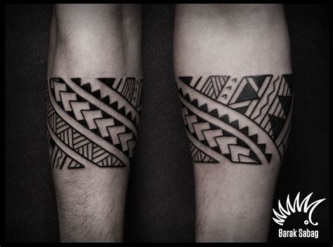 Polynesian Armband Tattoo By Barak Sabag Kipodd Tatuagem