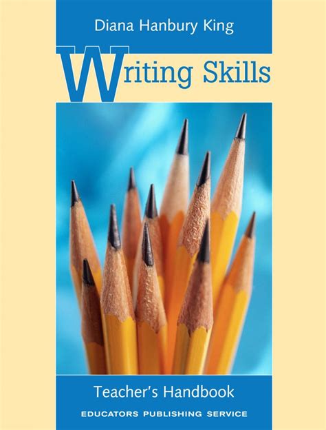 Writing Skills Teachers Handbook Scaihs South Carolina Association