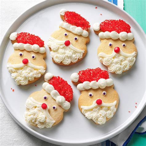 Santa Claus Sugar Cookies Recipe How To Make It