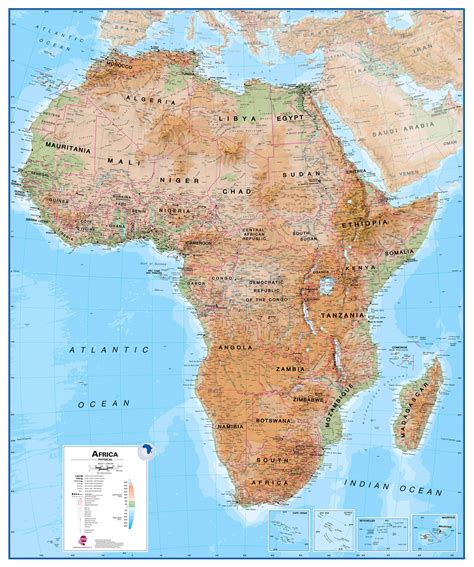 Mapa Fisico De Africa Geography Map Physical Map World Geography Porn
