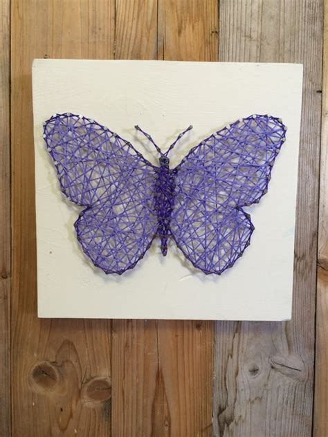 Butterfly String Art Butterfly Decor String Art Little