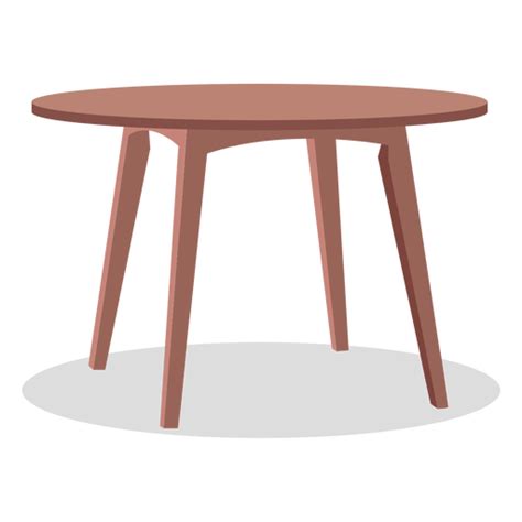 Round Wooden Table Illustration Transparent Png And Svg Vector File