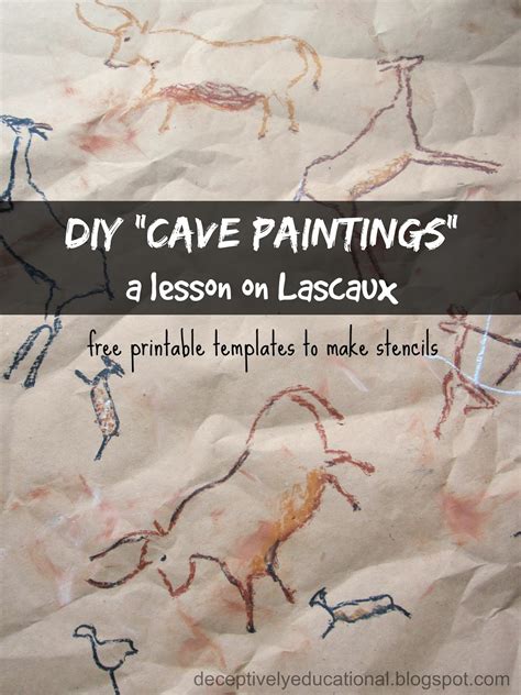 Relentlessly Fun Deceptively Educational Diy Cave Paintings A Lesson On Lascaux