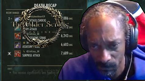 Snoop Dogg Tries Eso Pvp Snoop Dogg Rage Quit Youtube