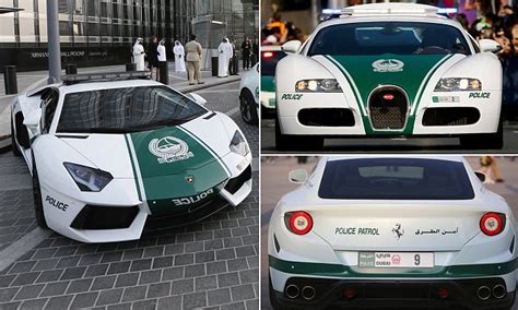 Dubais Bugatti Veyron Is The Fastest Cop Car In The World Daily Mail