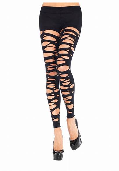 Footless Tights Tattered