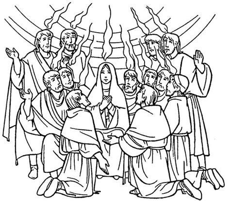 Day Of Pentecost Coloring Pages At Getdrawings Free Download