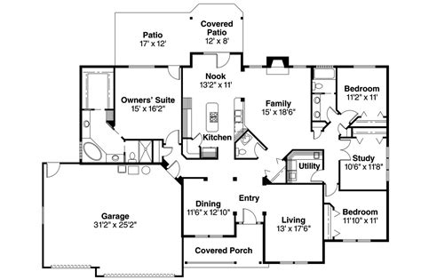 Ranch House Plans Pleasanton 30 545 Associated Designs