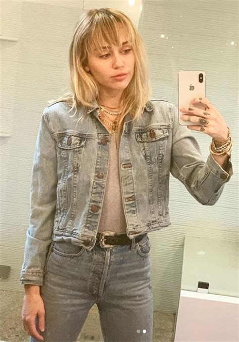 Denim Off Duty Style Featuring Miley Cyrus Daily Scanner