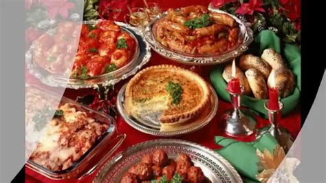 Italians celebrate christmas by making a meal they call the feast of seven fishes, which features many different seafood items france also serves seafood for christmas, during the traditional le réveillon celebration. Christmas Meal Ideas - YouTube