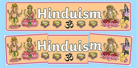 Hinduism Display Banner Teacher Made Twinkl