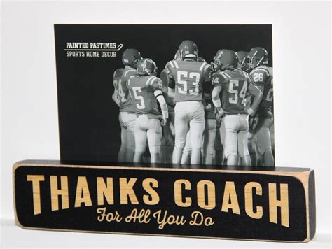 Thanks Coach For All That You Do Photosign