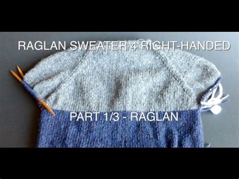 Stitch charts in knit patterns are being used more and more as an addition to or in place of words to describe a pattern stitch. WATCH How To KNIT "RAGLAN PART" 4 Simple Raglan Sweater ...