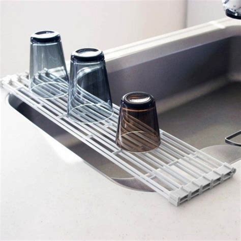 I needed a small dish drainer as i have limited space next to my sink. 20 Small And Creative Dish Racks And Drainers - DigsDigs