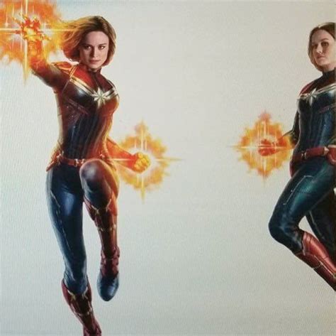 Captain Marvel Leaked Promo Art And Posters Feature Her Flight Suit Young Nick Fury And More