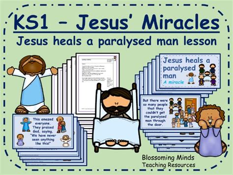 Ks1 Jesus Miracles Jesus Heals A Paralysed Man Teaching Resources