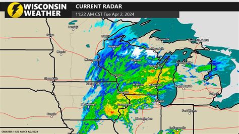 Wisconsin Weather Maps And Graphics