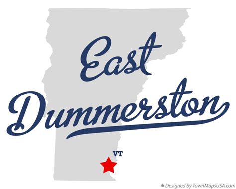 Map Of East Dummerston Vt Vermont