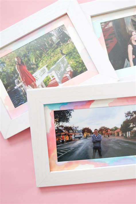 Well, how about a homemade diy photo ornament.it's something that they won't be able to get anywhere else. Wall Art: DIY Watercolor Photo Mats | Club Crafted