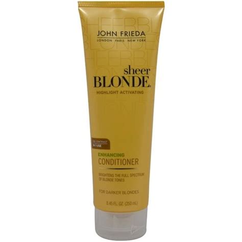 Sheer Blonde Highlight Activating Enhancing Conditioner For Darker Blondes By John Frieda For