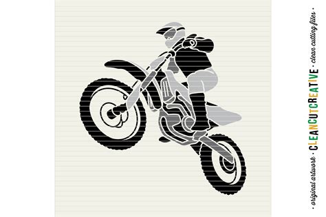 Free svg image & icon. Motocross Dirt Bike design - SVG DXF EPS PNG - Cricut ...