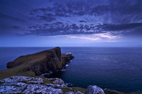 Download Wallpaper Neist Point Isle Of Skye Scotland Landscape Free