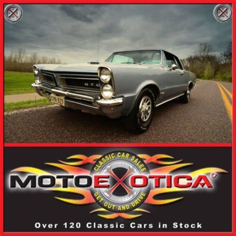 Purchase Used 1965 Pontiac Gto Very Solid Original Car Phs Factory