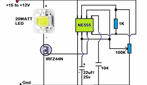 beacon flasher using microcontroller circuit diagram