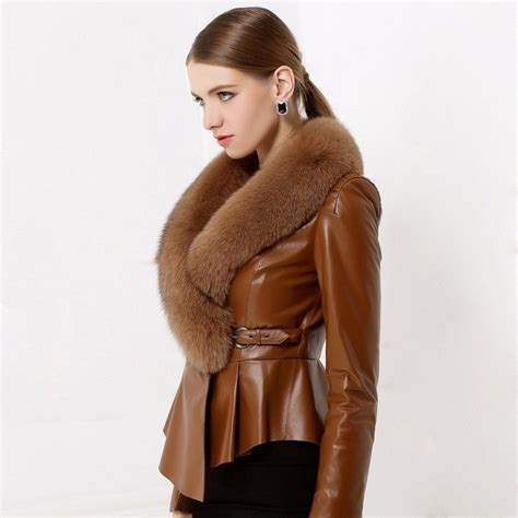 62 Most Amazing Leather Jackets For Women In 2022 Faux Fur Collar