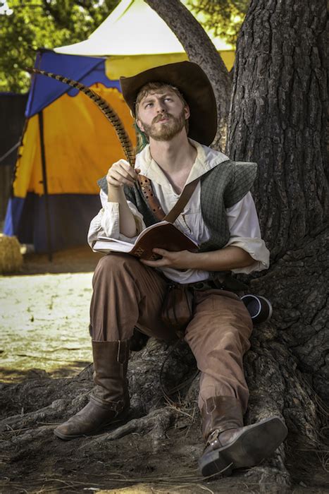 Renaissance Faire Costume Masculine Style Raven Fox