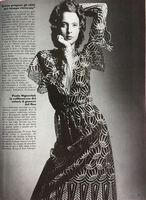 Charlotte Martin 1970 Fashion Vogue Italia Krizia