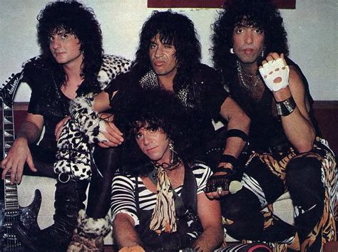 80s Kiss Mark St John Gene Simmons Paul Stanley Eric Carr Hair