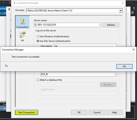 Sql Server Integration Service Ssis Create Ole Db Connection