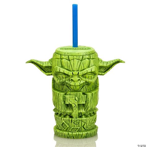 Geeki Tikis Star Wars Yoda Plastic Tumbler Holds 17 Ounces Oriental