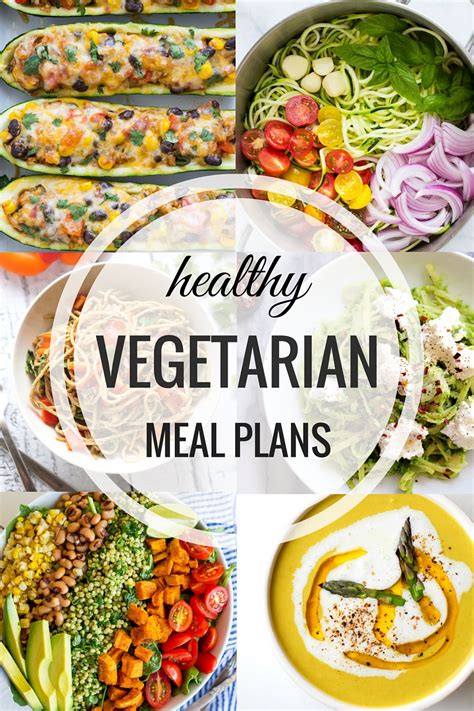 Healthy Vegetarian Meal Plan: Week of 7-9-16