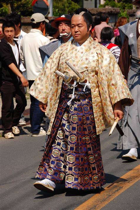 Samurai Clothing Of Sengoku Jidai Feudal Era Hakama Pants Ropa