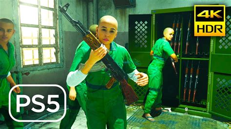 Prison Break Escape[ps5 4k Hdr]next Gen Ultra Realistic Graphics Gameplay Call Of Duty